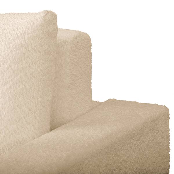 Schlafsofa LATINA Basic Bouclé Stoff Abby: Beige - Breite: 193 cm