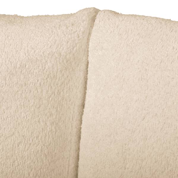 Schlafsofa LATINA Basic Bouclé Stoff Abby: Beige - Breite: 193 cm