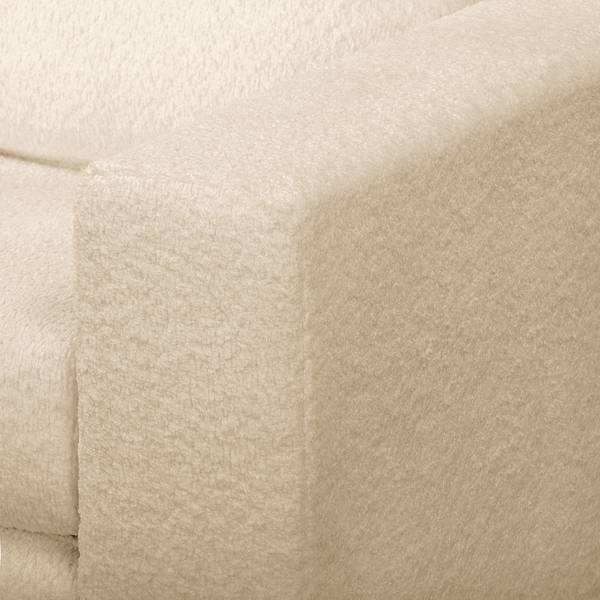 Schlafsofa LATINA Basic Bouclé Stoff Abby: Beige - Breite: 193 cm