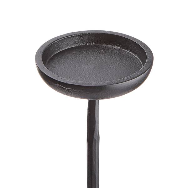 Portacandela FAROL Ferro - Nero - Altezza: 24 cm