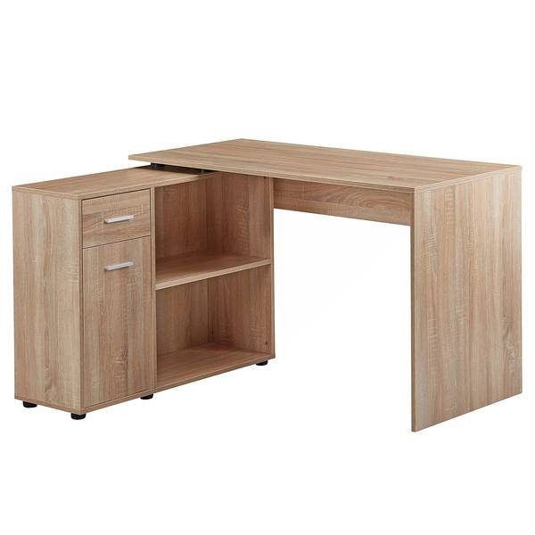Scrivania angolare Kaditz Truciolare - Effetto rovere Sonoma - Effetto quercia di Sonoma