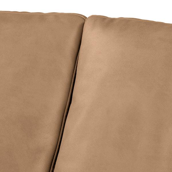 Wohnlandschaft Arietta Microfaser Gardi: Hellbraun - Longchair davorstehend rechts