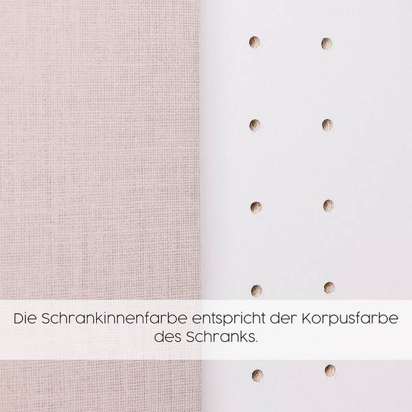 Armoire à portes battantes Voyager Gris métallisé / Imitation chêne Artisan - Largeur : 140 cm - Basic - Avec tiroirs