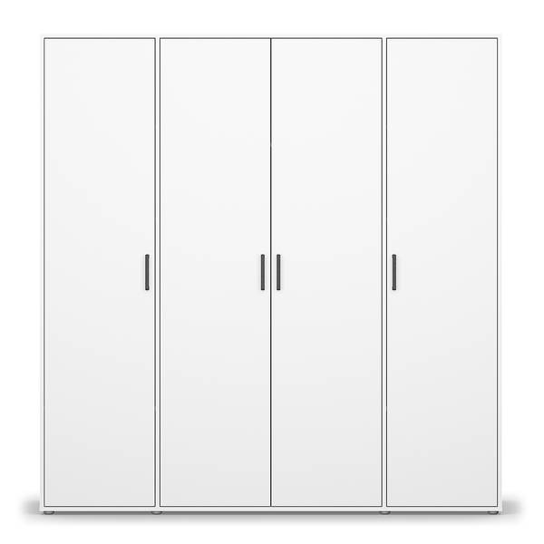 Draaideurkast Voyager alpinewit - Breedte: 187 cm - basic - zonder lades