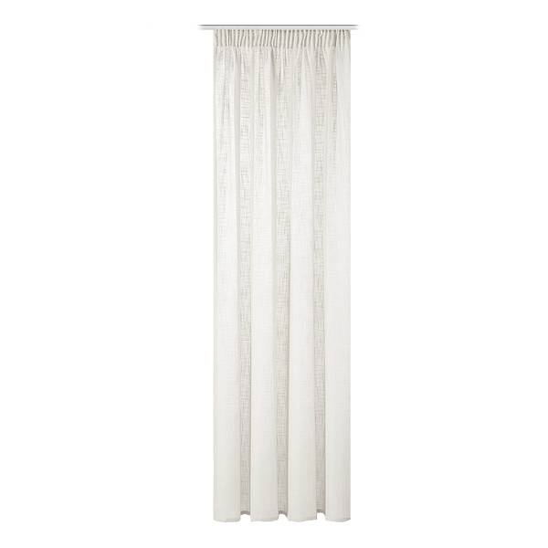 Fertiggardine Softy Polyester - Wollweiß - 140 x 225 cm