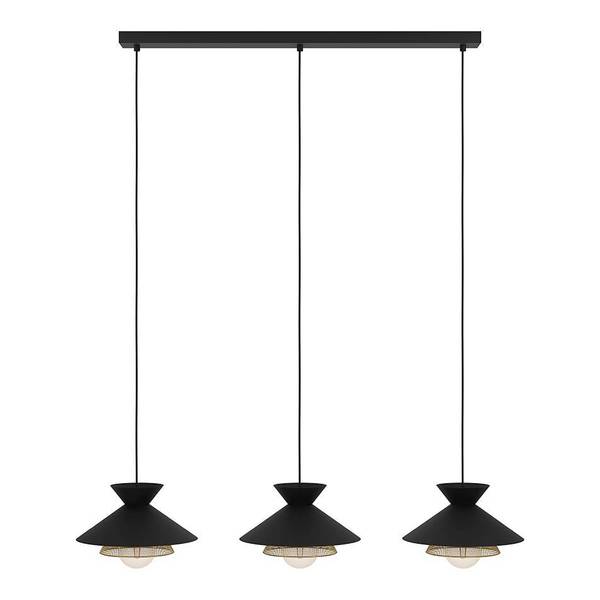 Hanglamp Grizedale staal - Aantal lichtbronnen: 3