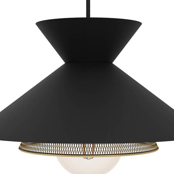 Hanglamp Grizedale staal - Aantal lichtbronnen: 3