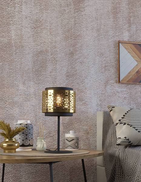 Tafellamp Sandbach staal - 1-lichts