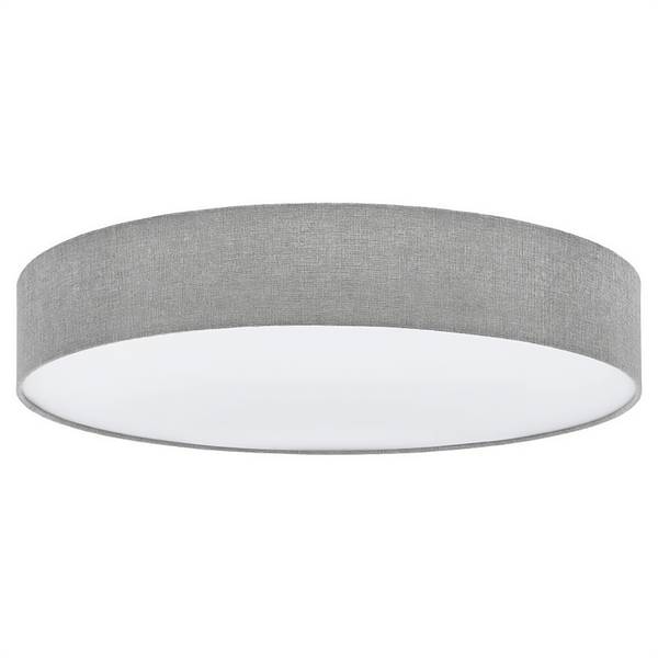 Deckenleuchte Pasteri Typ B Stahl / Leinen - 5-flammig - Grau - Flammenanzahl: 5