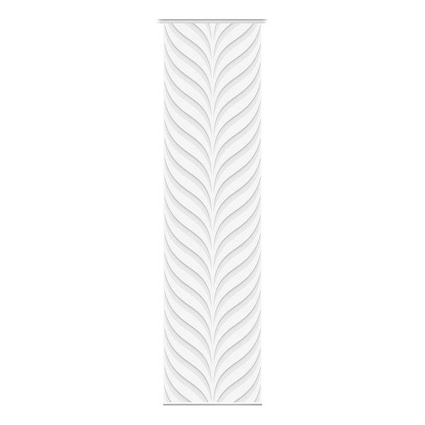 Panneau japonais Murray Tissu - Blanc - 60 x 245 cm - 1 set