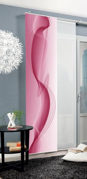 Tenda a pannello Filiz Tessuto - 60 x 245 cm - Rosso - Set da 1