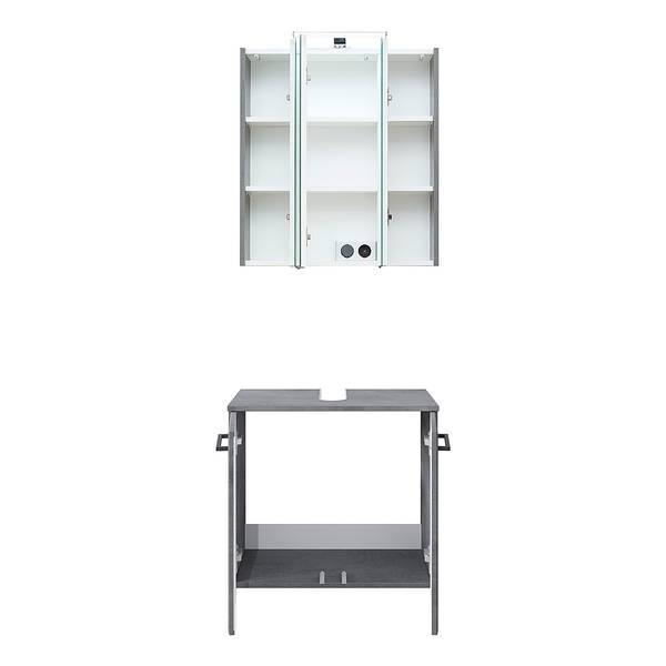 Badezimmerset Quickset 945 2-tlg Beton Dekor