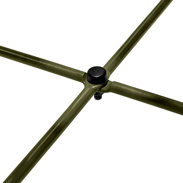 Sitzgruppe Copacabana 3-teilig Stahl / Polyrattan - Olivgrün