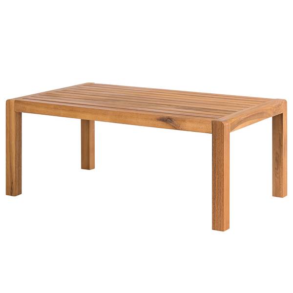 Loungeset Bayton 3-teilig Kombi A Akazie massiv / Polyester - Beige / Braun