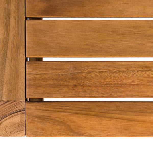 Loungeset Bayton 3-teilig Kombi A Akazie massiv / Polyester - Beige / Braun