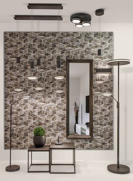 LED-Stehleuchte Franklin mit Lesearm Aluminium - 1-flammig