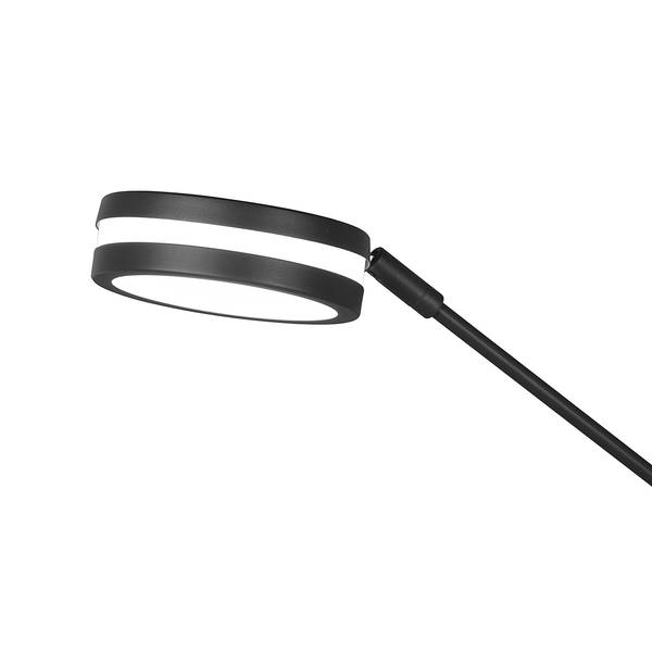 LED-Stehleuchte Franklin mit Lesearm Aluminium - 1-flammig