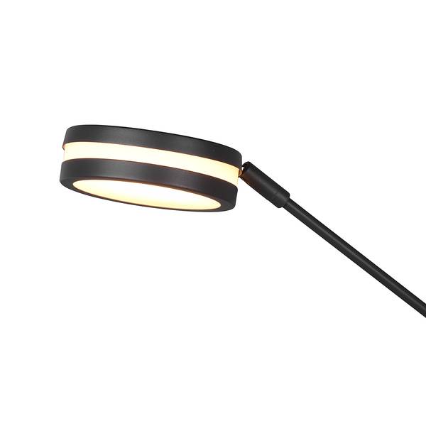 LED-Stehleuchte Franklin mit Lesearm Aluminium - 1-flammig
