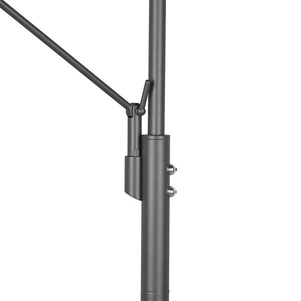 LED-Stehleuchte Franklin mit Lesearm Aluminium - 1-flammig