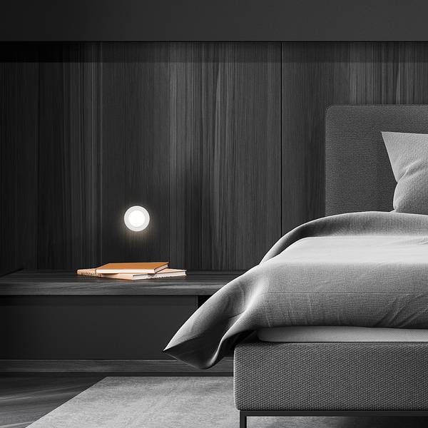 Veilleuse LED Lecori Matière plastique - Blanc