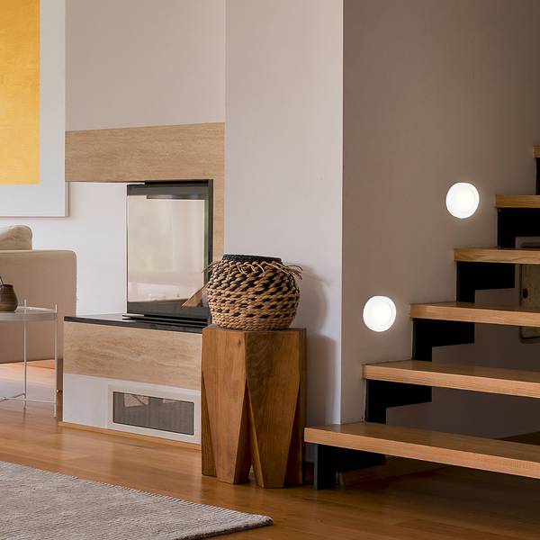 Veilleuse LED Lecori Matière plastique - Blanc