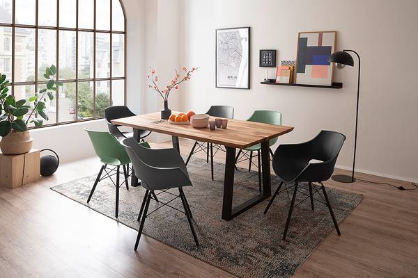 Piano del tavolo Woodham Quercia massello - 180 x 90 cm