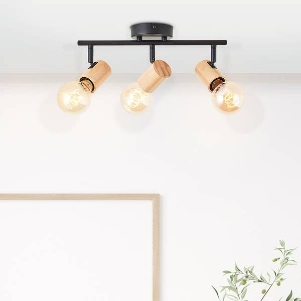 Plafondlamp Kerry ijzer - 1-lichts - Aantal lichtbronnen: 3
