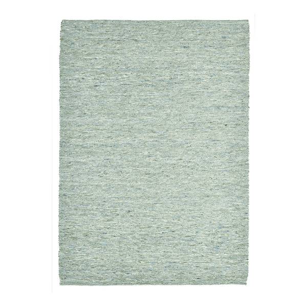 Wollen vloerkleed Alpen 100% scheerwol - groen - 120 x 180 cm