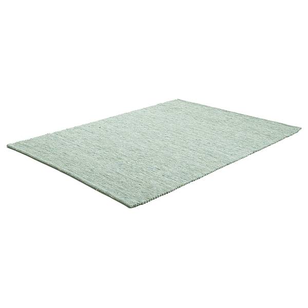 Wollen vloerkleed Alpen 100% scheerwol - groen - 120 x 180 cm