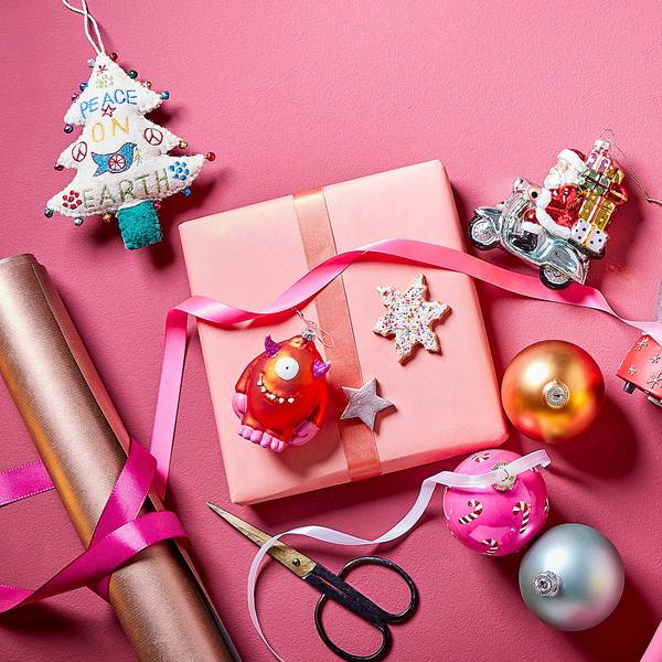 Addobbo natalizio PEACE ON EARTH Feltro / alluminio - Crema