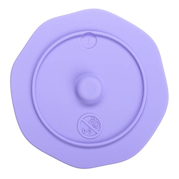 Drinkglas Bambini Avventura set van 3 transparant glas/silicone - donkerblauw - Hoogte: 10 cm