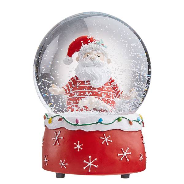 Spieluhr Santa Yoga X-MAS Klarglas / Polypropylen - Mehrfarbig