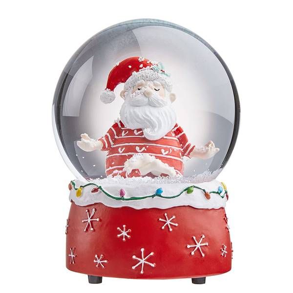 Spieluhr Santa Yoga X-MAS Klarglas / Polypropylen - Mehrfarbig