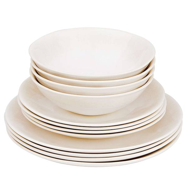 Geschirr-Set ATLANTIS 12-teilig Steinzeug - Beige