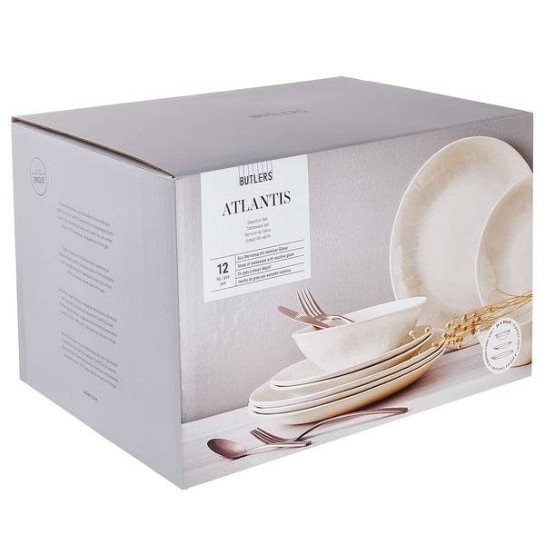 Kutahya Porsel Service De Table 16 Pièces Pour 4 Personnes - Bleu | 4