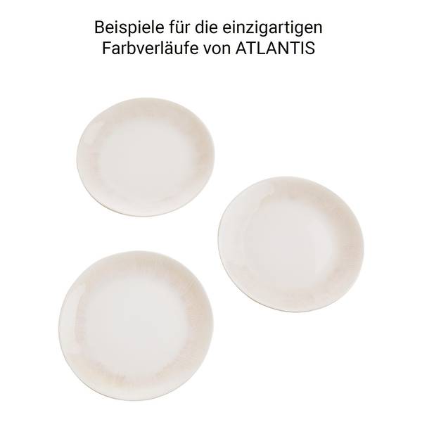 Geschirr-Set ATLANTIS 12-teilig Steinzeug - Beige