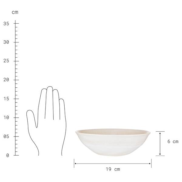 Geschirr-Set ATLANTIS 12-teilig Steinzeug - Beige