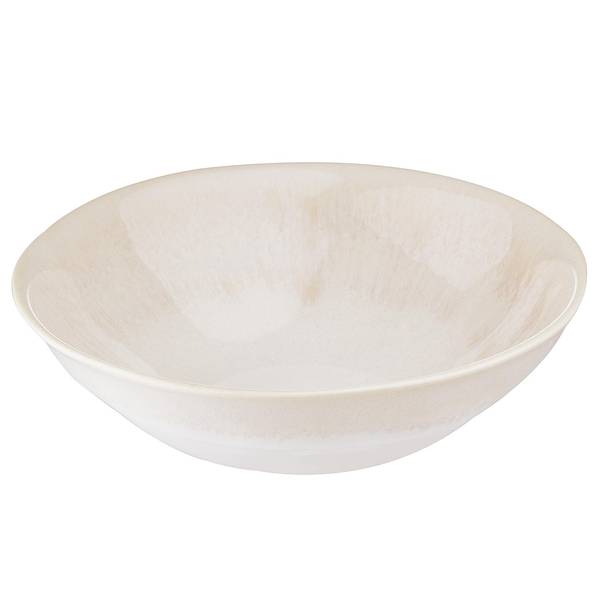 Service vaisselle ATLANTIS - 16 éléments Beige - Faïence - Hauteur : 3 cm