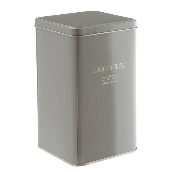 Boîte de café TIN TIN Aluminium - Marron