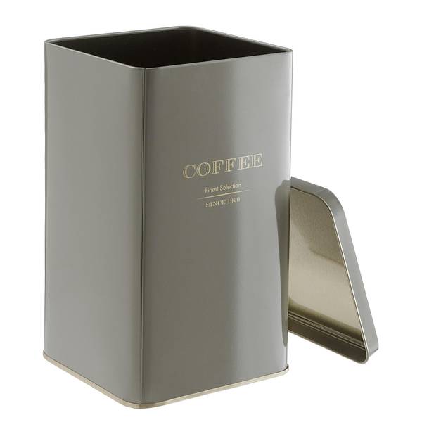 Boîte de café TIN TIN Aluminium - Marron