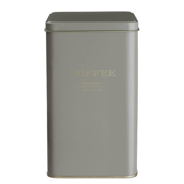 Boîte de café TIN TIN Aluminium - Marron