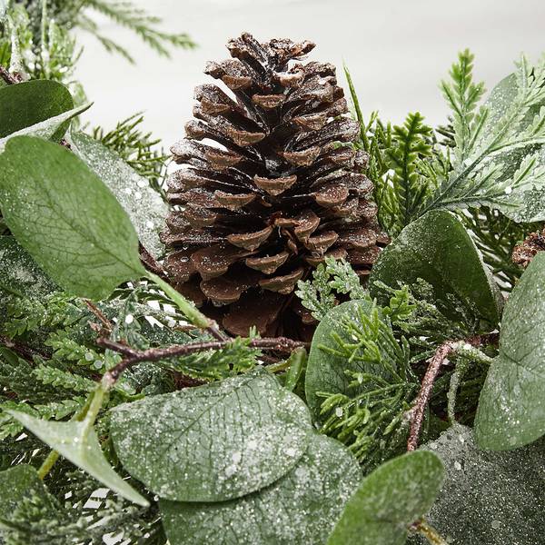 Kranz FLORISTA Eukalyptus Polyester PVC - Grün