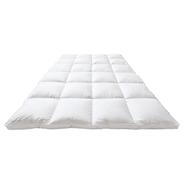 Daunenbettdecke Elegance 700 Extra Warm Baumwolle / Gänsedaunen - Weiß - 155 x 200 cm