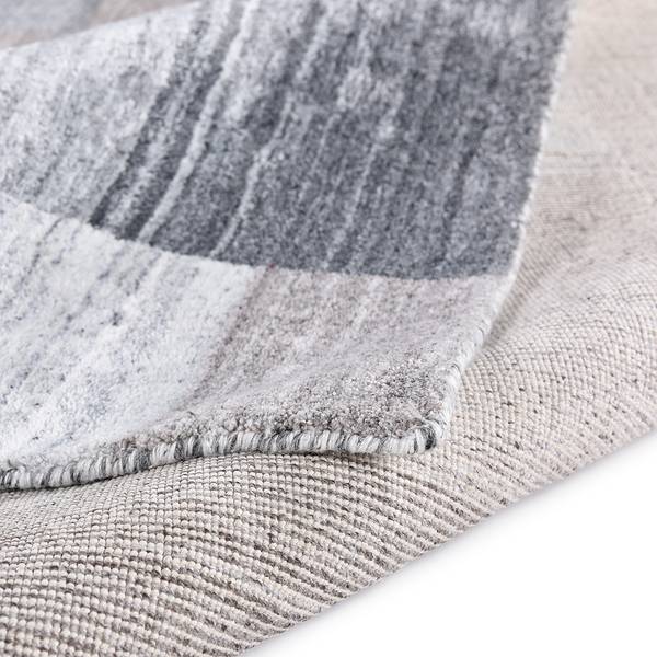 Kurzflorteppich Montana Luxury 928 Viscose - Grau / Beige - 250 x 350 cm
