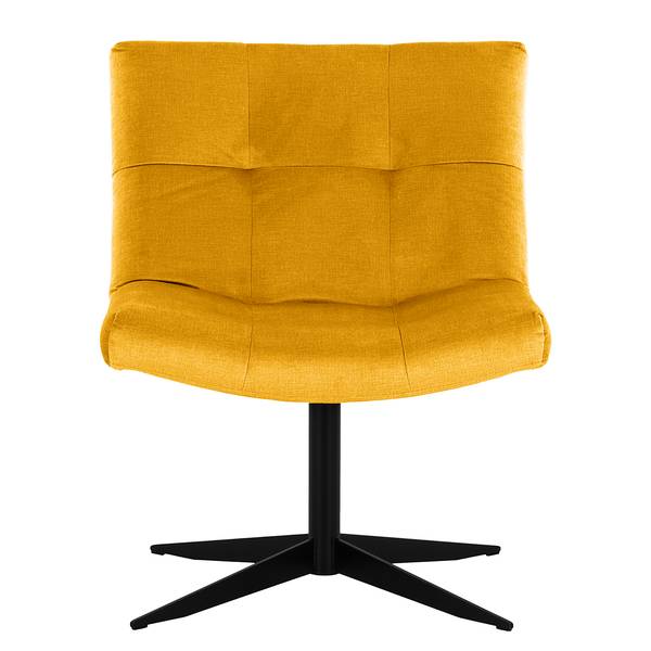 Fauteuil Mandes microvezel Faria: geel