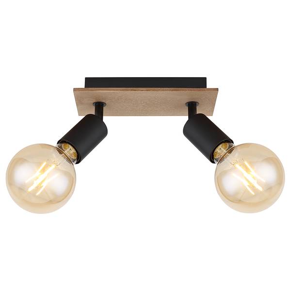 Lampada da soffitto Martha A Pioppo / Ferro - 2 punto luce - Numero di lampadine necessarie: 2