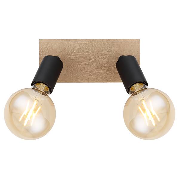 Lampada da soffitto Martha A Pioppo / Ferro - 2 punto luce - Numero di lampadine necessarie: 2
