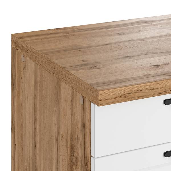 Küchenzeile Meran Matt Weiß - Breite: 300 cm - Mit Elektrogeräten