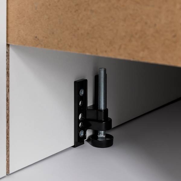 Küchenzeile Meran Matt Weiß - Breite: 300 cm - Mit Elektrogeräten