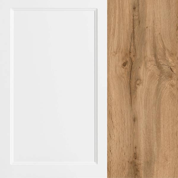 Küchenzeile Meran Matt Weiß - Breite: 300 cm - Mit Elektrogeräten